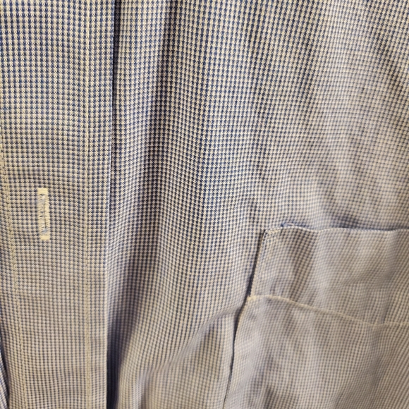 Club Room Men's Blue Button-down Shirt 16 1/2 × 34/35 - Picture 4 of 4